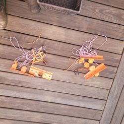 2 ceiling bicycle hoists for storage