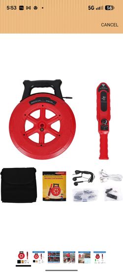 Pipe Blockage Detector Locators-Sensor - Water Pipe Wall Scanner 30M Pipeline Detector Metal PVC Water Pipes Clogging Tool

New open box
Originally $1