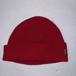 Polo Ralph Lauren Men's 100% Wool PONY Knit Hat Beanie Red
