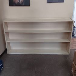 Solid Wood Shelf Excellent Condition 8ft 3 inches wide  4ft 5 inches height  $75