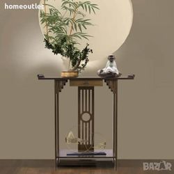 Exquisite Bamboo Console Table