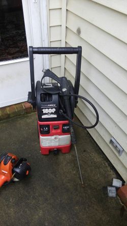 Pressure washer 1800 PSI