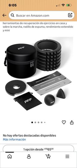 Mobility Package, 6-Piece Training Set, Home and On-the-go Exercise Recovery Tools, Foam Roller, Extended Performance and Mini Bands