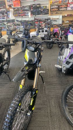 Surron light bee X dirt e bike 600W/60V(46mph/46miles battery) 220lbs max black