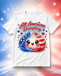 4th of July tshirt squishy dumpling