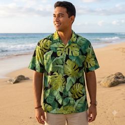 Vintage Hanauma Bay Originals Shirt Mens XL Aloha Hawaiian Made in Hawaii 90s