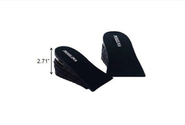 Height Increase Lift Elevator Shoes Insole Heels Inserts 3 layers (2.71")