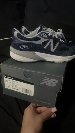 New Balance 990 Navy Blue Sneakers