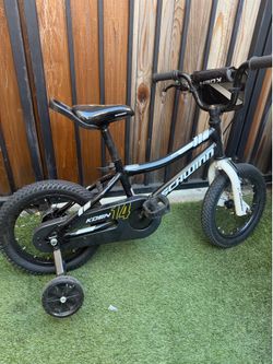 Schwinn Koen 14” kids bike with training wheels
