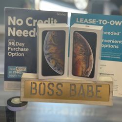 The iPhone X Pro Mex 64 Gig $18 Down Payment