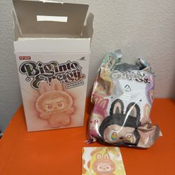 POPMART - Authentic Labubu The Monster Big Into Energy Plush - Happiness