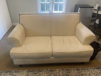 Cream Colored, Like-New Pier 1 Sofa