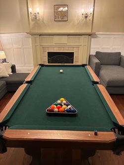 Pool Table with Balls and Rack - MUST GO