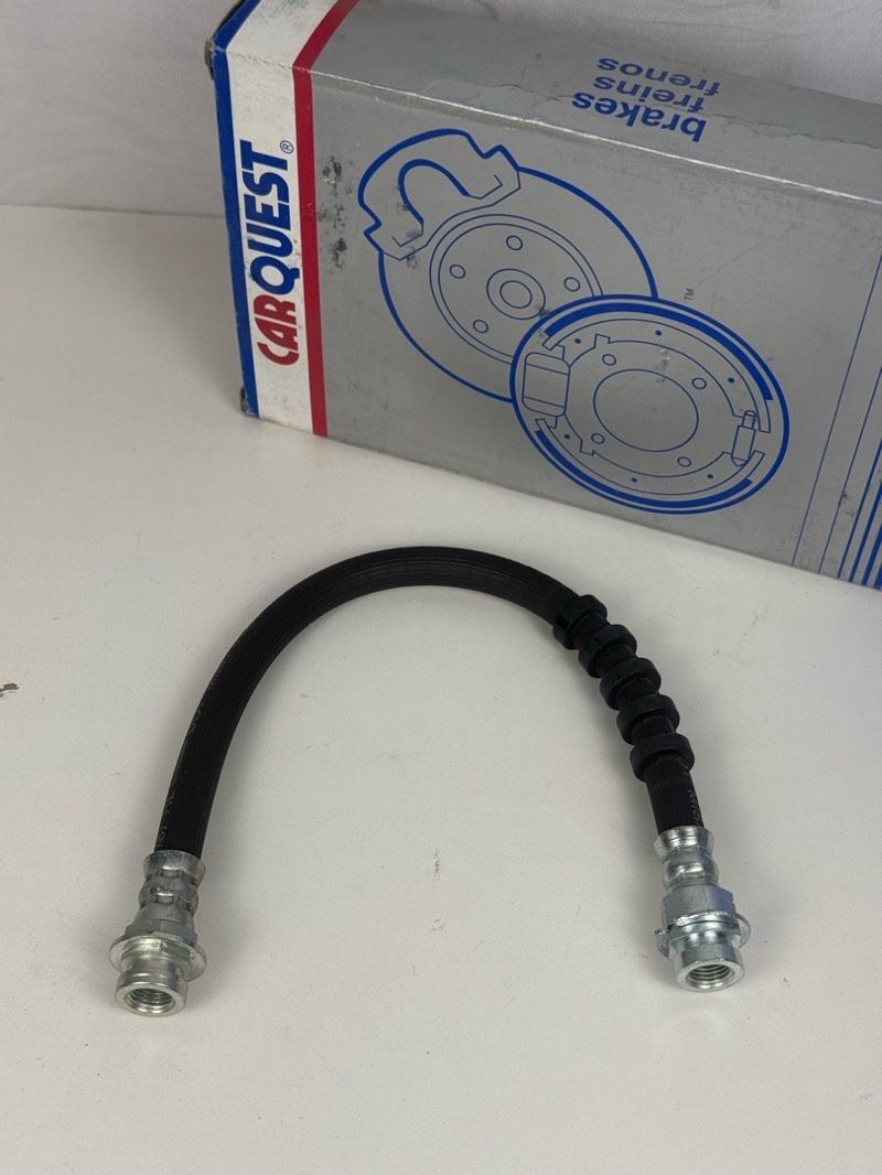 CARQUEST Brake Hydraulic Hose Assembly Black EPDM Rubber Model BHA38250