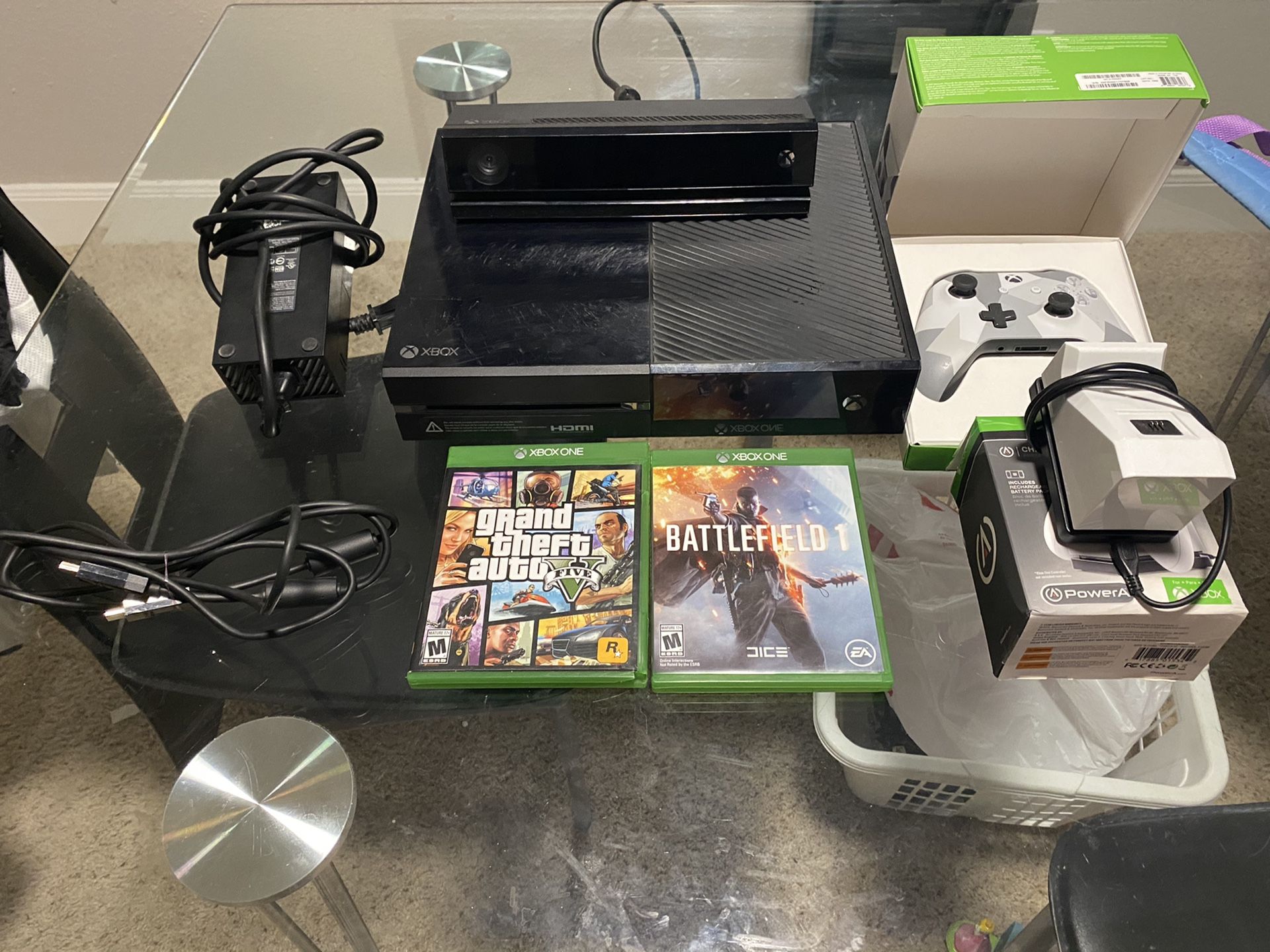 Xbox one 1tb with great extras!