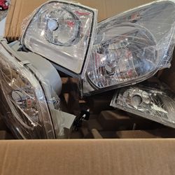 Ford F-150  Clear Chrome Headlights 