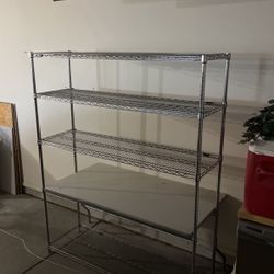 Wire Storage Rack With Work Bench(unique)