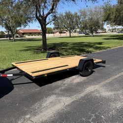 TRAILER UTILITY FLAT BED 6x12