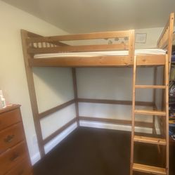 Twin size loft bed