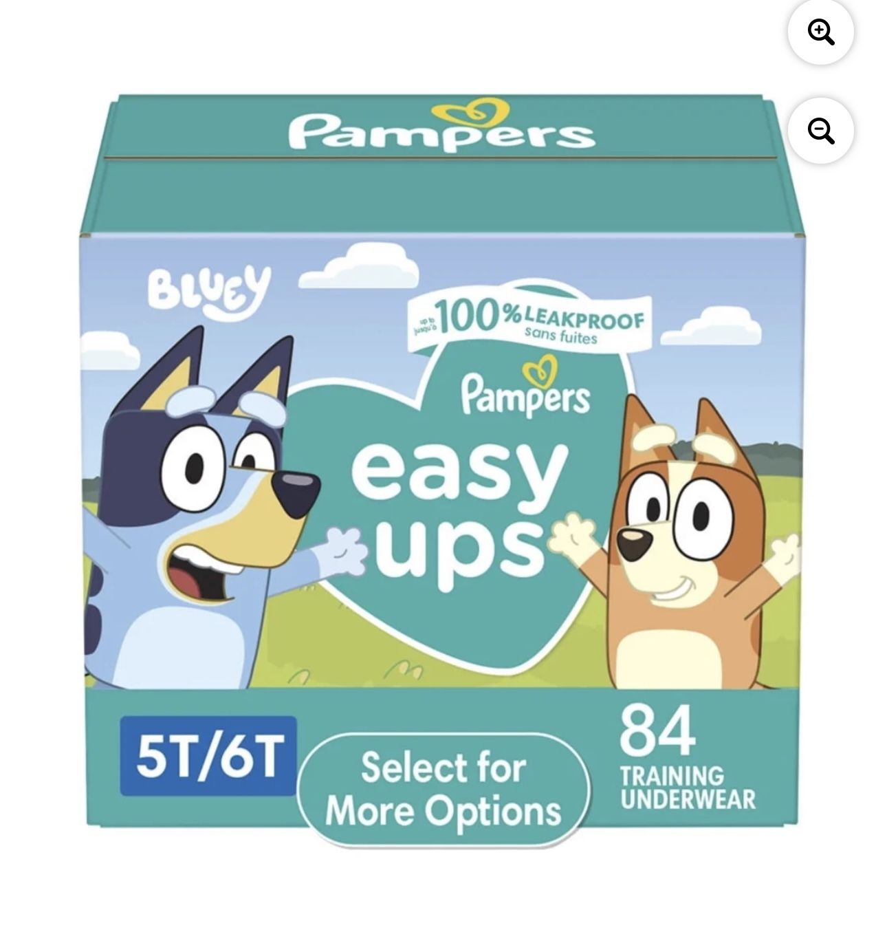 Pampers Easy Ups Bluey Potty Training Pants Boys 