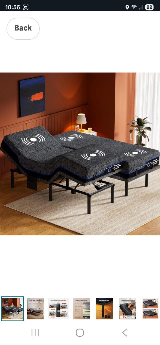 Split King Adjustable Electric Bed