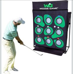 Chipping Net with Auto Ball Return Trainer