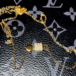 Lock & Key 🔐 Gold Necklace