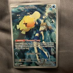 Destined Rivals Misty’s Psyduck Illustration Rare (Pack Fresh)  Near Mint 