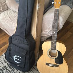 Sequoia Acoustic Guitar And Case