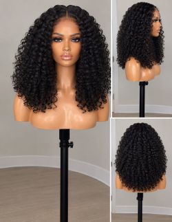 NEW hd lace front wig curly