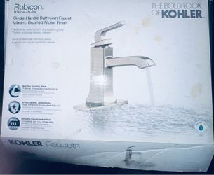 Kohler single hand bathroom faucet