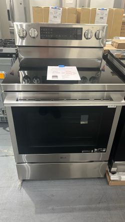 LG 6.3 cu.ft. Smart True Convection 5-Burner Electric Oven with Air Fry
