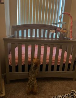 Crib and mattress