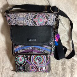 Sakroots Crossbody Bag & Matching Wallet