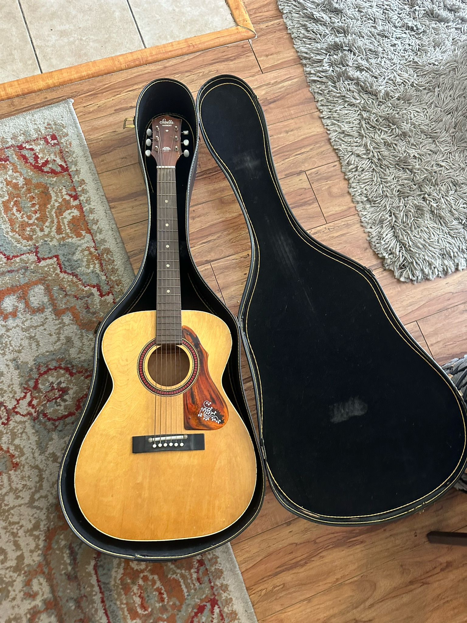 1960s Stella/Harmony parlor guitar