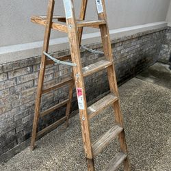 Werner 6ft Wooden Ladder