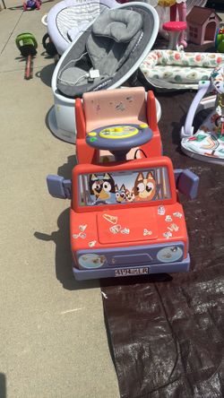 Power bluey car
