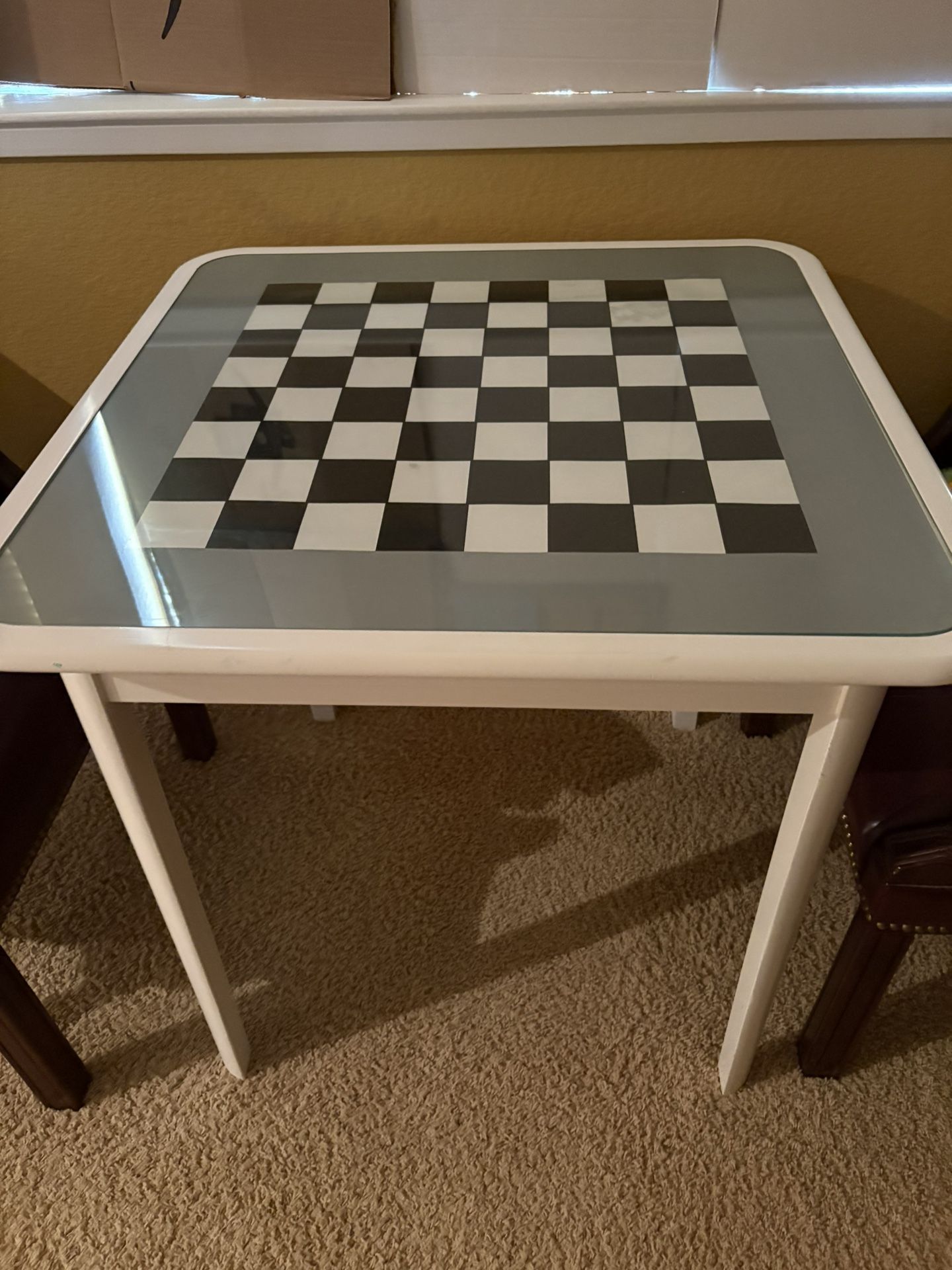 Game Table with 2 Drawers