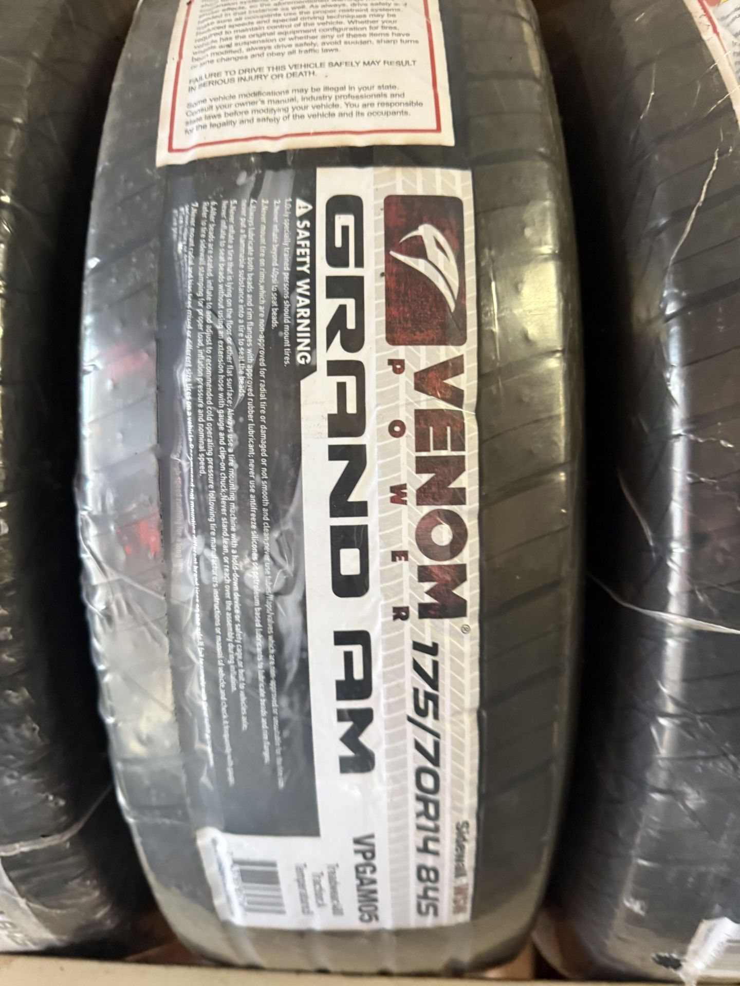 New 175/70R14 Venom Grand AM White wall $$90 Per Tire