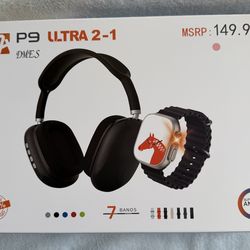 Wireless headphones and Smart Watch