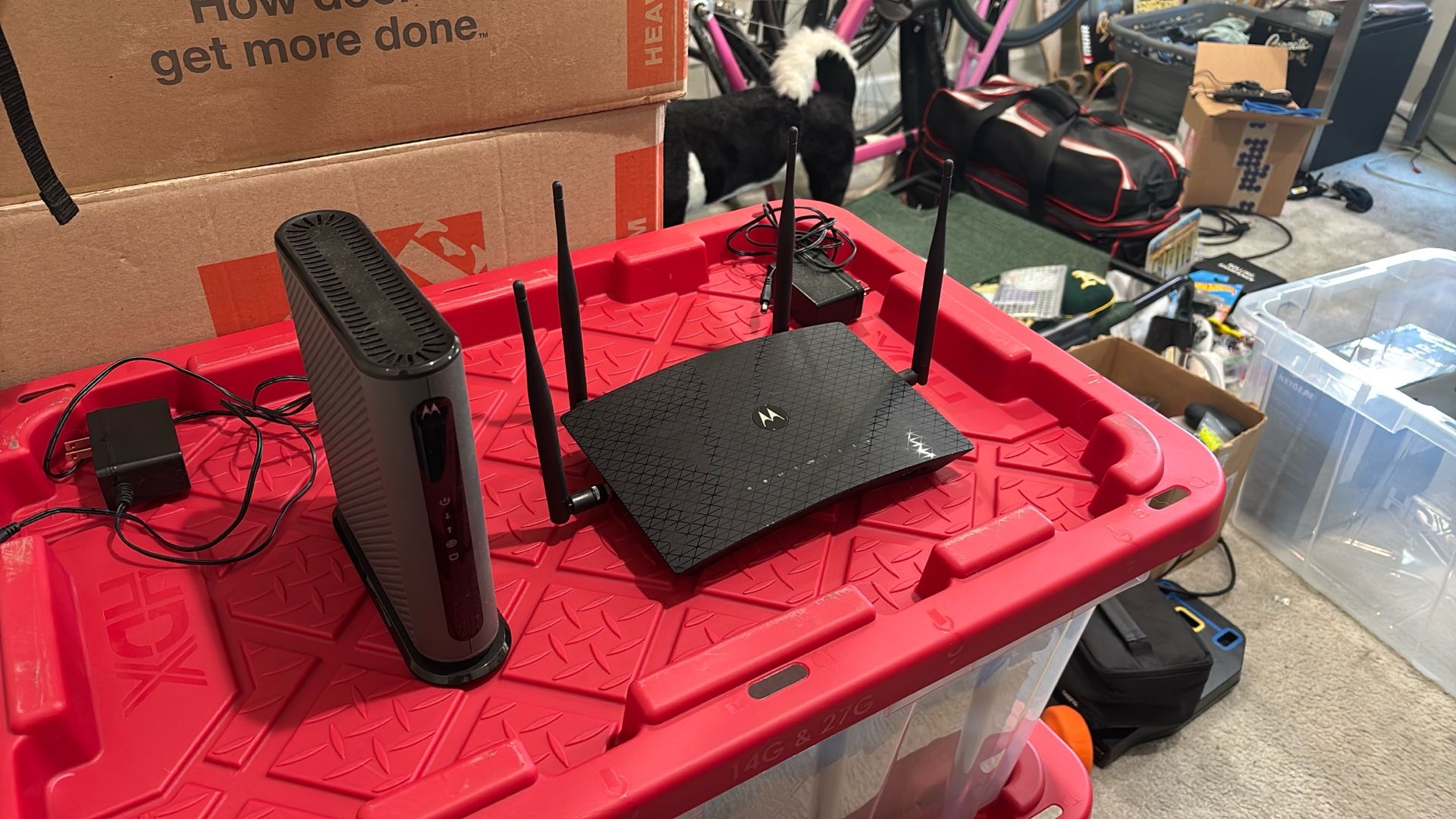 Motorola Router And Modem Combo
