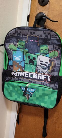 Minecraft Explore Kids Backpack New