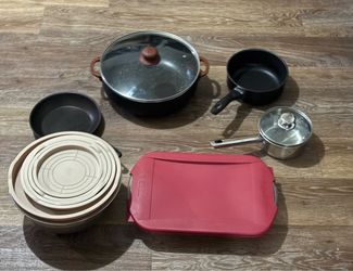 🍳 FULL KITCHEN STARTER SET – EVERYTHING YOU NEED TO COOK