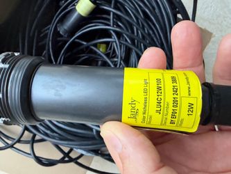 Pool lights by Jandy quantity 7 150' JLU4C12W100 WaterColors Nicheless LED Lights with HydroCool Technology Features