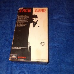 Old School, Classic, Vintage Scarface VCR Tape 