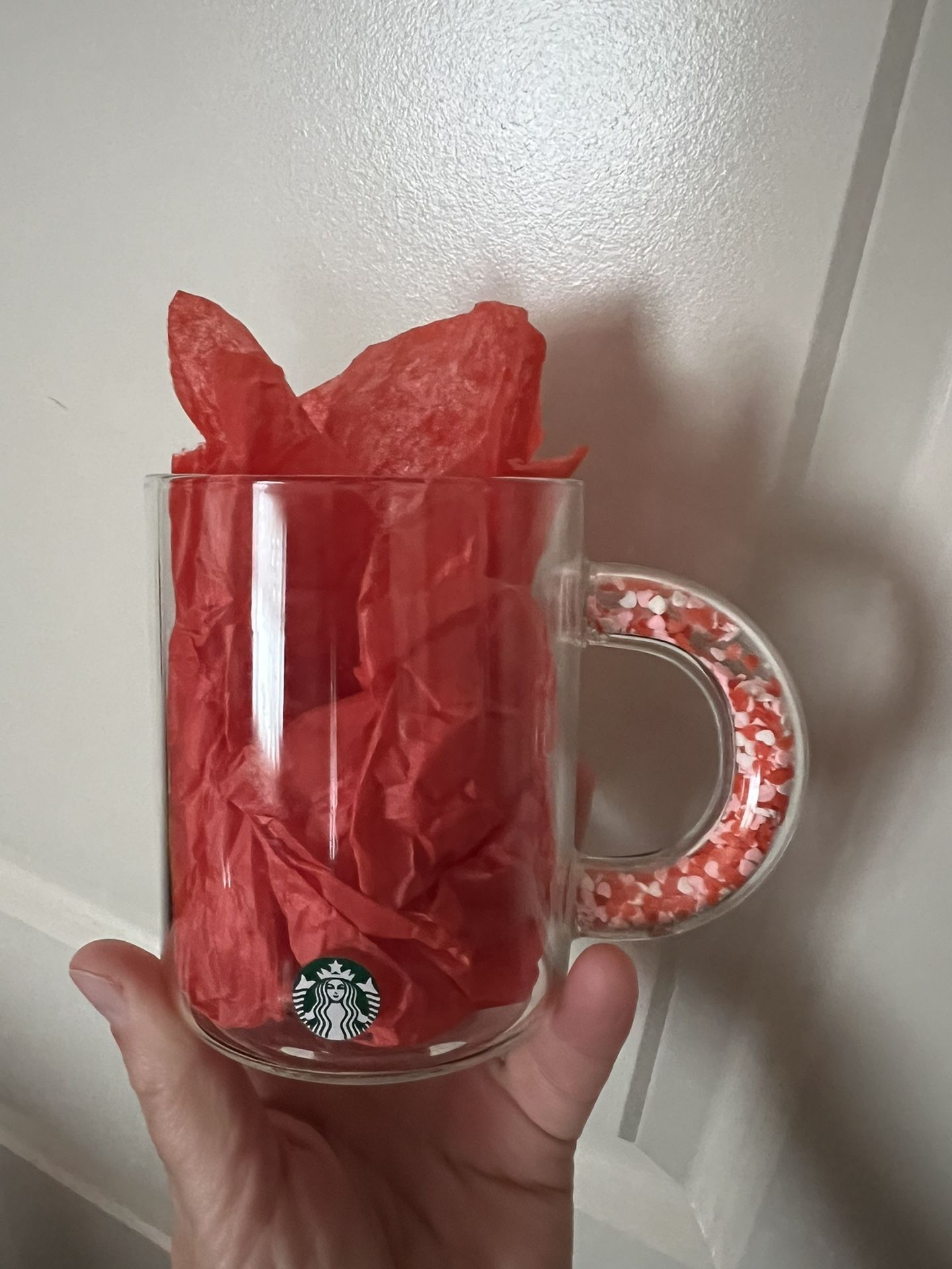 Starbucks Glass Coffee/Tea Cup.Brand New!