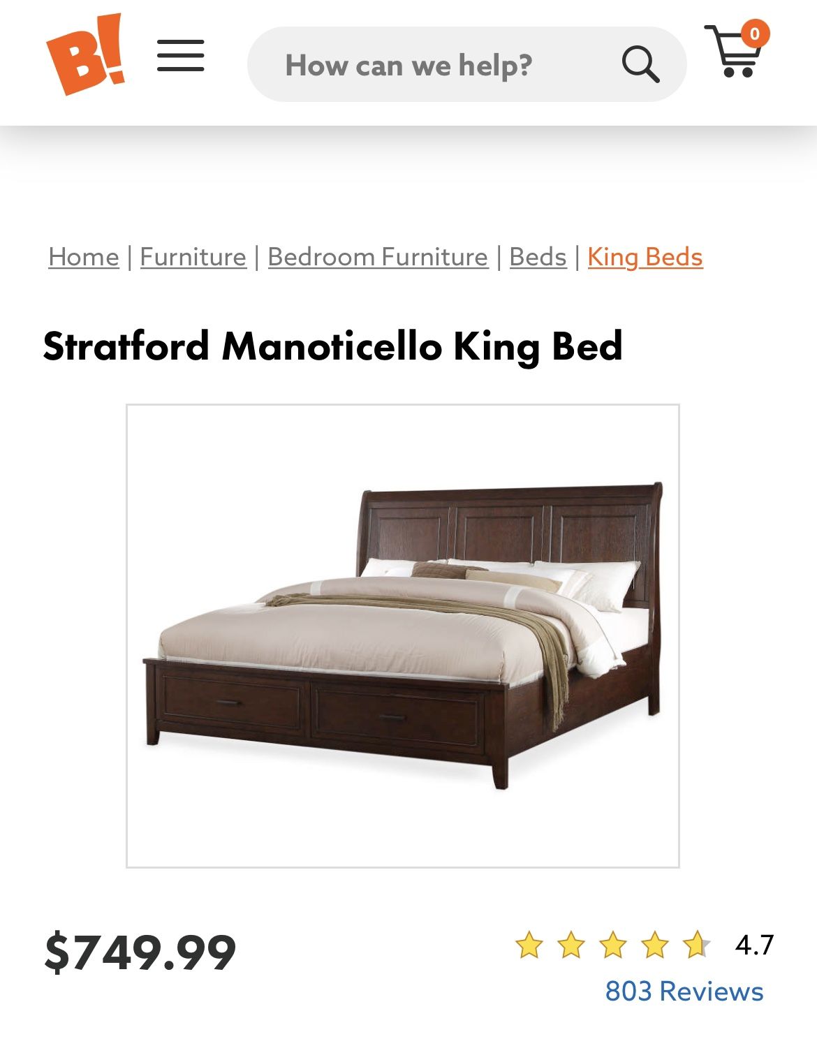 King Bed Frame From Big Lots