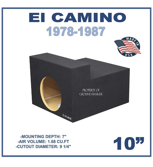 Chevy el Camino sub box / 10” sub box / 10” sub woofer box / Ground shaker box / cajon de