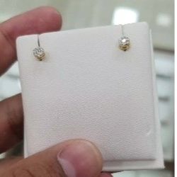 Dubai 18k Gold Diamond Earrings  