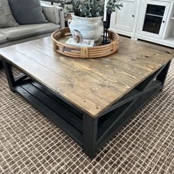  Handmade Oversized Coffee Table 